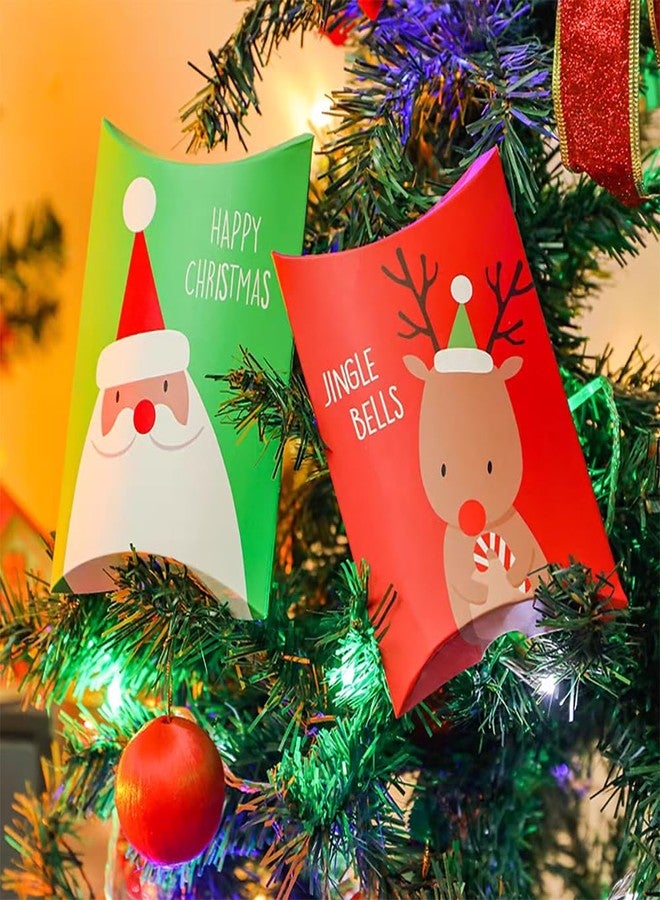 Suponey Christmas Candy Boxes - 25pcs Party Favor Cardstock Boxes Christmas Box Gift Box for Santa Party Decoration - Image 5